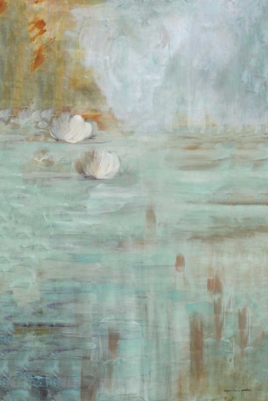 White Lotus Poster Print by Karen Lorena Parker (24 x 36) # 16675